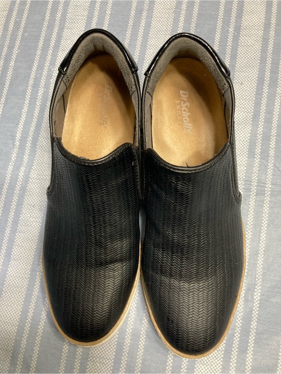 Dr. Scholl's Shoes - Dr. Scholl's black textured slip on sneakers.